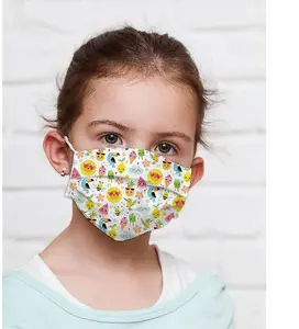 Child Cotton Anti-Smog Face Mask Mocco Pineapple Multiple Use 15x25 cm