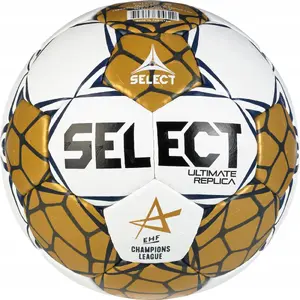 Handbols SELECT Champions League Ultimate Replica 220040 — izmērs nav norādīts, zelta dizains