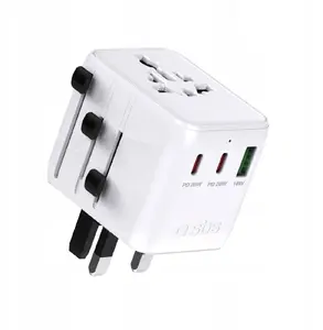 Travel power adapter C2G Universal with USB-A and 2× USB-C ports