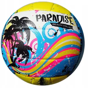 Мяч для пляжного волейбола SPARTAN Kubisport Paradise жёлтый – размер и вес не указаны