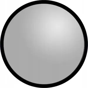 Mirror ETAP Round Mirror Ø65 cm Moby Black MDF Frame CM-65