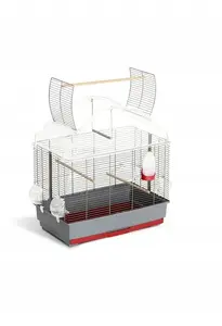 Bird cage Red Dingo OLGA, gray-red, 59 x 36 x 66 cm