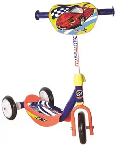 Самокат Green Cell Action! Muuwmi KiddyScooter Racing AU 506 — детский трёхколёсный самокат
