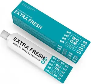 Zobu pasta Woom Extra Fresh atsvaidzinoša visaijai ģimenei 75 ml