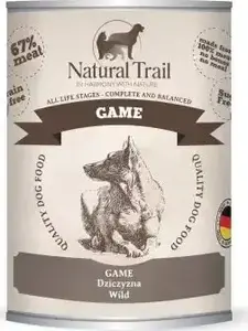 Влажный корм для собак Natural Trail PIES (дичь), 800 г, консервированный