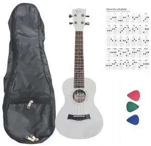 Ukulele concert BWS UK23 WH 23" acoustic, white finish