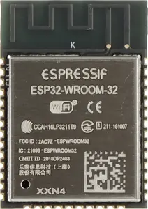 Wi‑Fi un Bluetooth modulis Espressif ESP‑WROOM‑32 (Wi‑Fi + Bluetooth Classic + BLE)