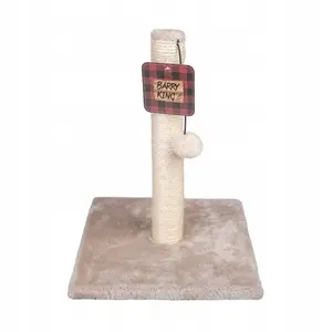 Cat Scratching Post Barry King 37 cm beige with base and ball