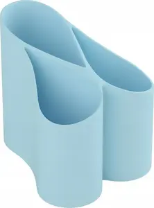 Desk organizer ICO Lux by ICO, pastel blue — desktop storage tray for pens and accessories