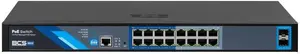 Managed PoE Switch BCS BCS-B-SP16G-2SFP-M — 16 ports, SFP uplinks