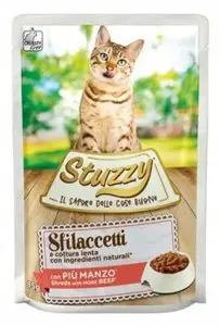 Mitrā kaķu barība Folk Sfilaccetti liellops 85 g maisiņš