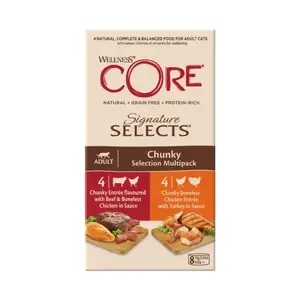 Wellness CORE 76344106418 mitrā kaķu barība 79 g