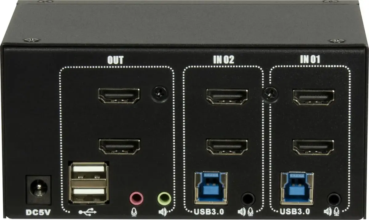 Inter-Tech AS-22HUS KVM switch 88887410 Photo 2