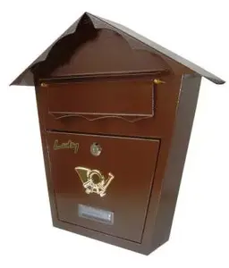 Mailbox No name SD2 brown — wall-mounted mailbox, model SKL SD2 830