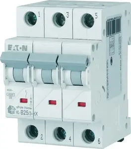 Автоматический выключатель EATON HN-B25/3 3-полюсный 25 A, 6 kA