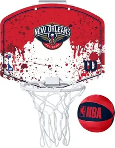 Mini basketbola grozs Wilson NBA Team New Orleans Pelicans WTBA1302NOP, sarkans, viena izmēra