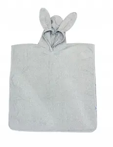 Bath Poncho for Infants Multitex PONCHO JUNIOR 70x140 cm - hooded baby towel