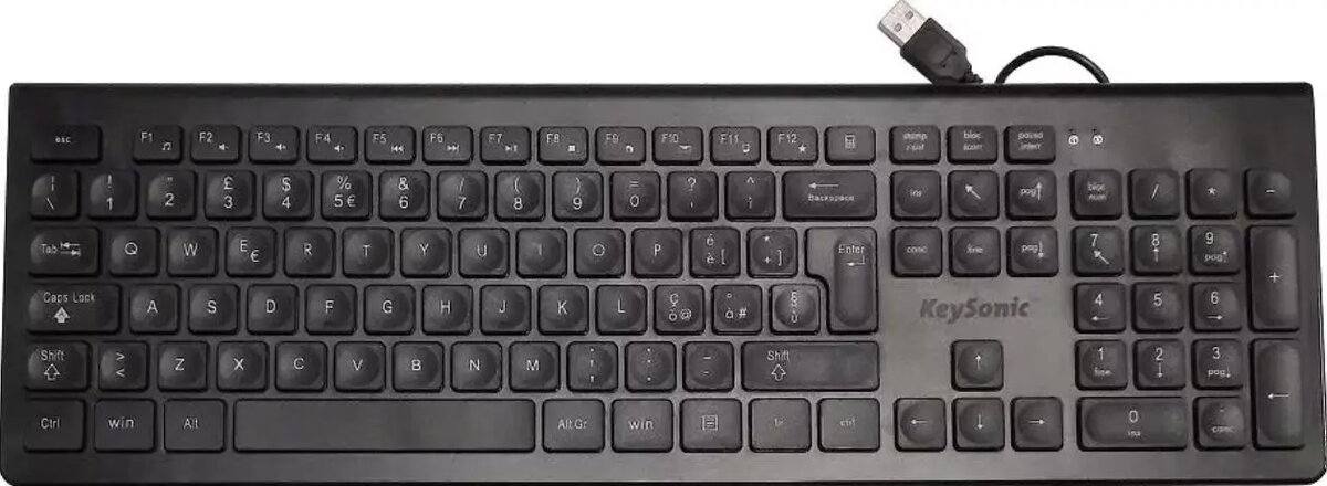 Klaviatūra keysonic 60814 — pilna izmēra