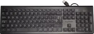 Keyboard keysonic 60814 — Full-size USB keyboard, wired, German layout
