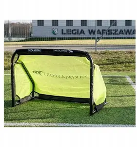 YakimaSport soccer goal GIZA 1.2 m x 0.8 m — portable practice goal, yellow