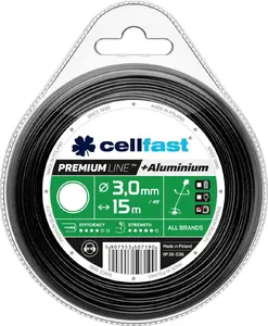 Леска для триммера Cellfast premium 3,0 мм × 15 м, круглая — модель 35-036