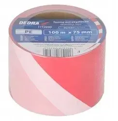 Предупредительная лента Dedra 75 мм x 500 м без клеевого слоя