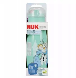 Baby Cup Nuk Mini‑Me 450 ml – spill‑proof training cup with lid (model 10255014)