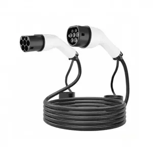 Кабель для зарядки EV+ Type 2 → Type 2 22 кВт, 8 м (EV-T2MF-22KW-8M)