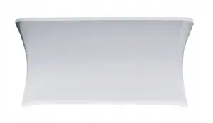 Table cover for rectangular table Verlo V-P180-W — length 182.9 cm, white