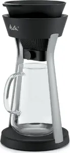 Coffee Brewing Station MELITTA AMANO black-silver with dripper — Melitta 2501060065