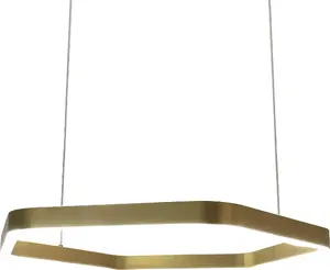 Pakaramais lukturis King Home OCTAGON GOLD 120 — alumīnijs un plastmasa