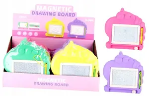 mega creative ZNIKOPIS MAGN 16x16 whiteboard magnetic drawing board set, mixed colors, display box