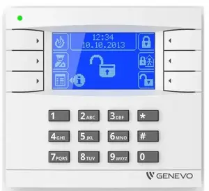 Control panel SATEL PRiMA LCD WH-BL graphic manipulator with LCD for GENEVO control panels