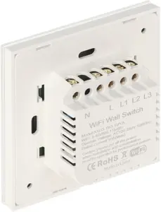 Wall-mounted triple smart touch light switch GENWAY ATLO-TB3-TUYA Wi‑Fi (3-gang) Tuya Smart
