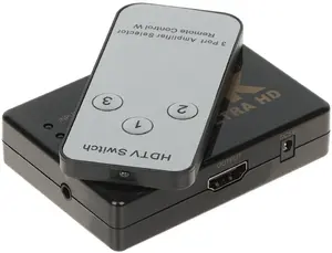HDMI switch EATON HDMI-SW-3/1-IR-4K — 3 inputs to 1 output, IR control, 4K support