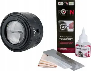 Tīrīšanas komplekts Rotin SB3202 – šķidrums, mikrošķiedras drāna, lāpstiņas, palielināmais stikls fotokameras matricai