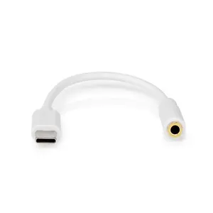 Nedis CCGB65950WT01 cable gender changer USB A 3.5mm White