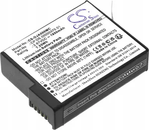 Replacement Battery Cameron Sino BCX204-1950-3.87 for DJI Osmo Action 5 Pro — Li-ion 1950 mAh, 3.87 V