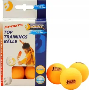 Galda tenisa bumbiņu komplekts BESTSPORTING 6 oranžas Ø40 mm 1. klase MPN 23111