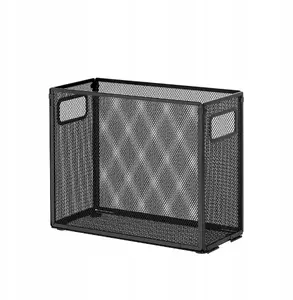 Desk Organizer Jan Nowak narrow vertical metal basket for pens and documents
