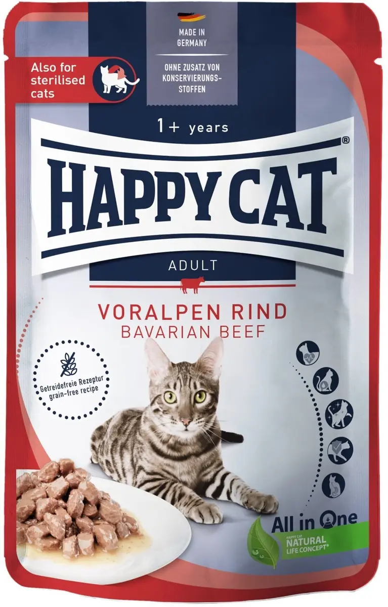 Happy Cat 70749 mitrā kaķu barība