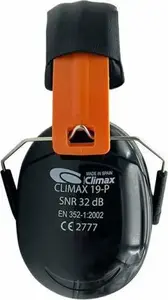 Hearing Protection Ear Muffs Climax CLIMAX NAUSZNIKI OCHRONNE 19-P by Climax