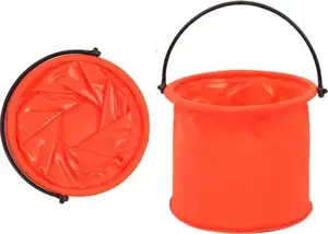 Collapsible Multifunction PVC Water Bucket LEANToys 20209 Orange