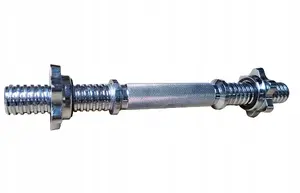 Короткий прямой штанговый гриф с винтовыми замками Marbo Sport Kub_05-CBR35K/30 — гильза 30 мм