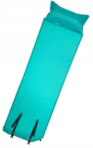 Piepūšamais tūrisma matracis ar spilvenu Avenli Kubisport 186x53 cm viegls