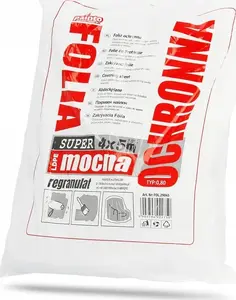 Protective Painter's Drop Cloth Painto 4×5 m red — lightweight masking film for painting
