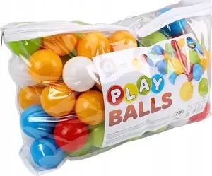 Bumbas sausajam baseinam LEAN Sport — komplekts 75 gab., dažādas krāsas