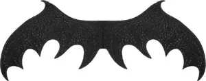 GoDan Skrzydła czarne 42.9×17.9 cm – decorative black wings panel