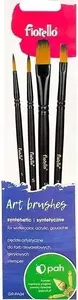 Artistic Round Nylon Paint Brushes HB set of 4 - round nylon bristles, assorted sizes