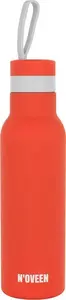 Termoslēdžu pudele NOVEEN TB155 500 ml Red Satin – izolēta nerūsējošā tērauda